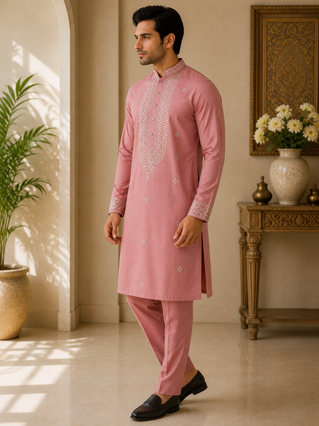 Rayon Cotton Co-ord Set