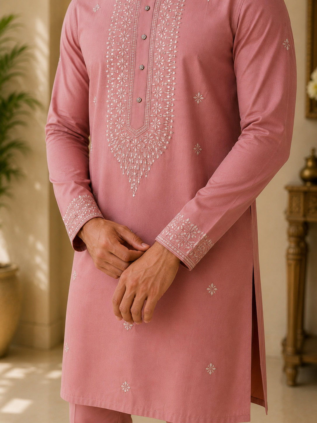 Rayon Cotton Co-ord Set