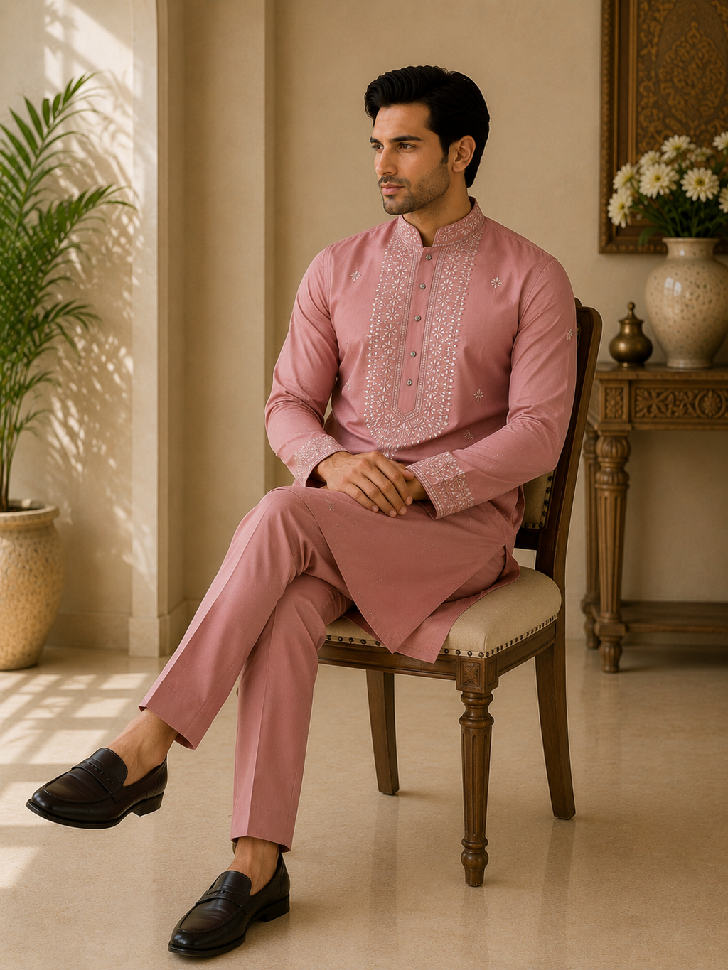 Rayon Cotton Co-ord Set